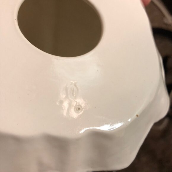 Ceramic Faceless Angel Figurine with Rose in Hands 10" - Picture 10 of 10